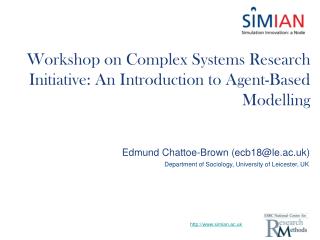 Workshop on Complex Systems Research Initiative: An Introduction to Agent-Based Modelling