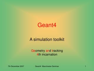 Geant4