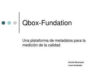 Qbox-Fundation