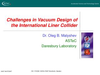 Challenges in Vacuum Design of the International Liner Collider