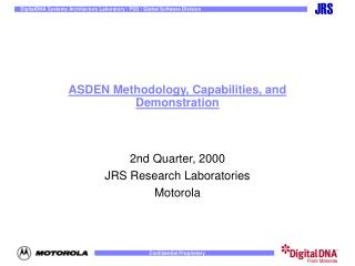 ASDEN Methodology, Capabilities, and Demonstration