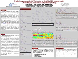 Principal components analysis (PCA) as a tool for identifying EEG frequency bands: