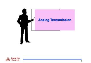 Analog Transmission