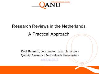 Research Reviews in the Netherlands A Practical Approach
