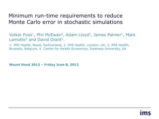 Minimum run-time requirements to reduce Monte Carlo error in stochastic simulations