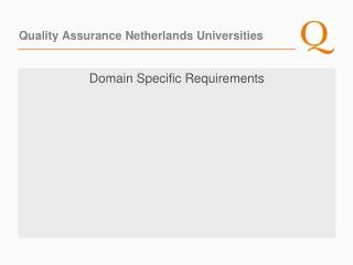 Quality Assurance Netherlands Universities