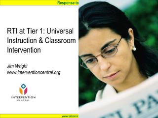 RTI ‘Pyramid of Interventions’