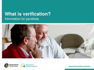 What is verification?