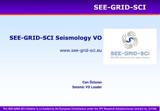 SEE-GRID-SCI Seismo logy VO