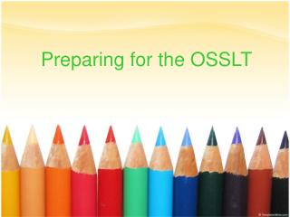 Preparing for the OSSLT