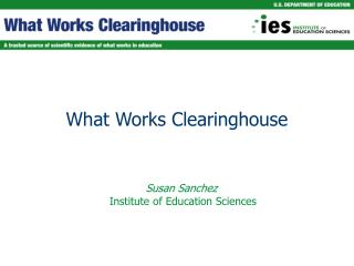 What Works Clearinghouse