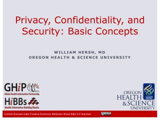 Privacy, Confidentiality, and Security: Basic Concepts