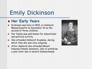 Emily Dickinson