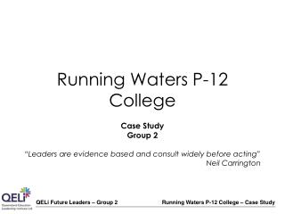 Running Waters P-12 College