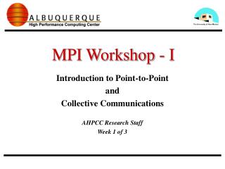 MPI Workshop - I