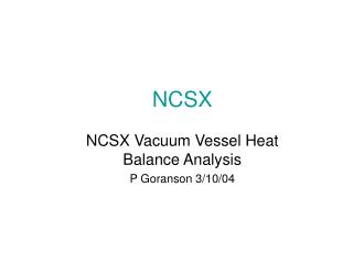 NCSX