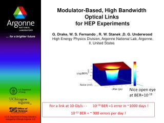 Modulator-Based, High Bandwidth Optical Links for HEP Experiments