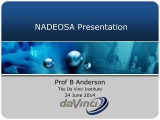NADEOSA Presentation