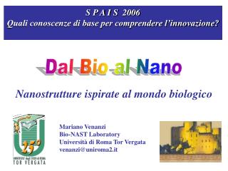 Dal Bio al Nano