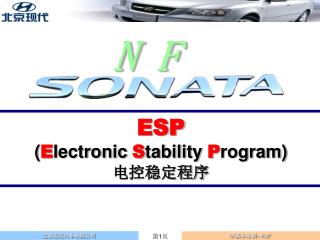 ESP ( E lectronic S tability P rogram) 电控稳定程序