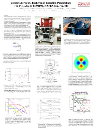 Cosmic Microwave Background Radiation Polarization: The POLAR and COMPASS/SSPEX Experiments