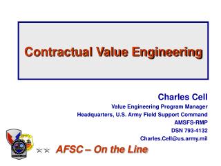 Contractual Value Engineering