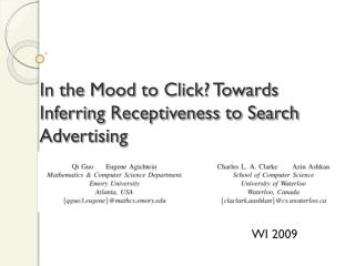 In the Mood to Click? Towards Inferring Receptiveness to Search Advertising