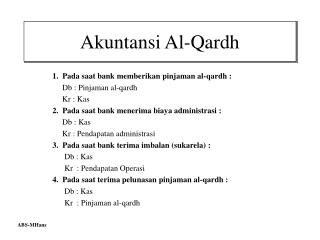 Akuntansi Al-Qardh