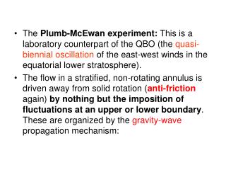 Experiment easier with the apparatus upside down: