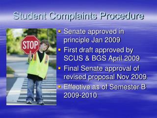 Student Complaints Procedure