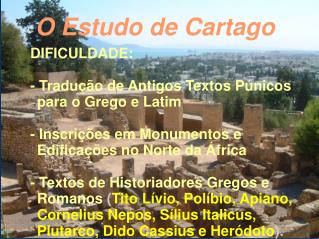 O Estudo de Cartago