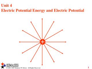 Unit 4 Electric Potential Energy and Electric Potential