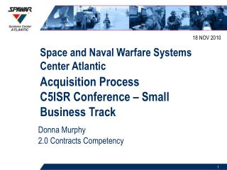 Acquisition Process C5ISR Conference – Small Business Track