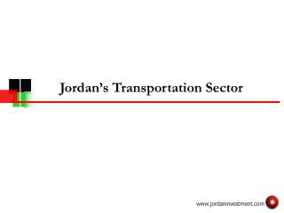 Jordan’s Transportation Sector