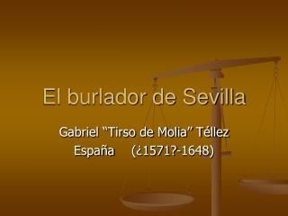 El burlador de Sevilla