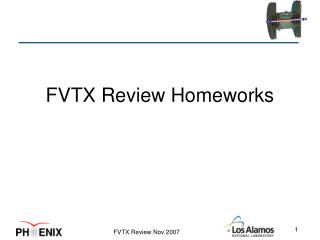 FVTX Review Homeworks