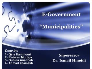 E-Government “Municipalities”