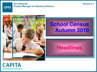 School Census Autumn 2010