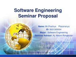 Software Engineering Seminar Proposal