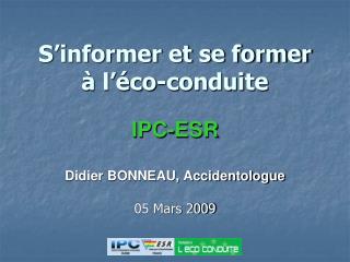 S’informer et se former à l’éco-conduite