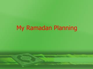Ramazan_Planner