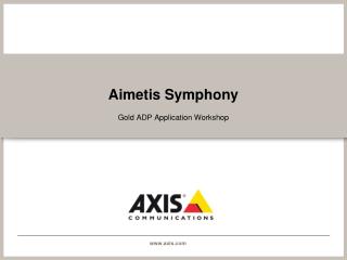 Aimetis Symphony