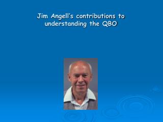 Jim Angell’s contributions to understanding the QBO