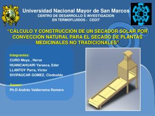 Universidad Nacional Mayor de San Marcos CENTRO DE DESARROLLO E INVESTIGACION