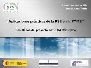 “Aplicaciones prácticas de la RSE en la PYME”