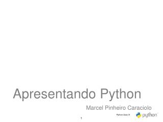 Apresentando Python