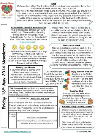 Roe Lee Park School Newsletter July 2007