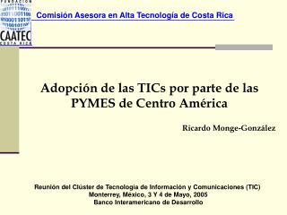 Comisión Asesora en Alta Tecnología de Costa Rica