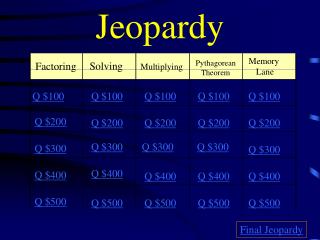 Jeopardy