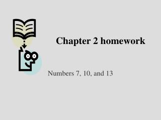 Chapter 2 homework